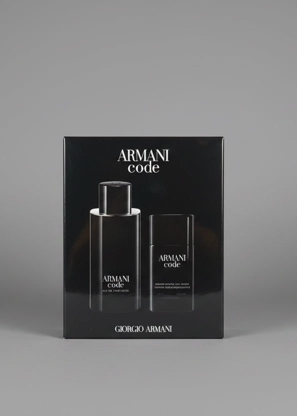 Giorgio Armani Code for Men 2-Piece Gift Set – 4.2 oz EDT + Deodorant Stick