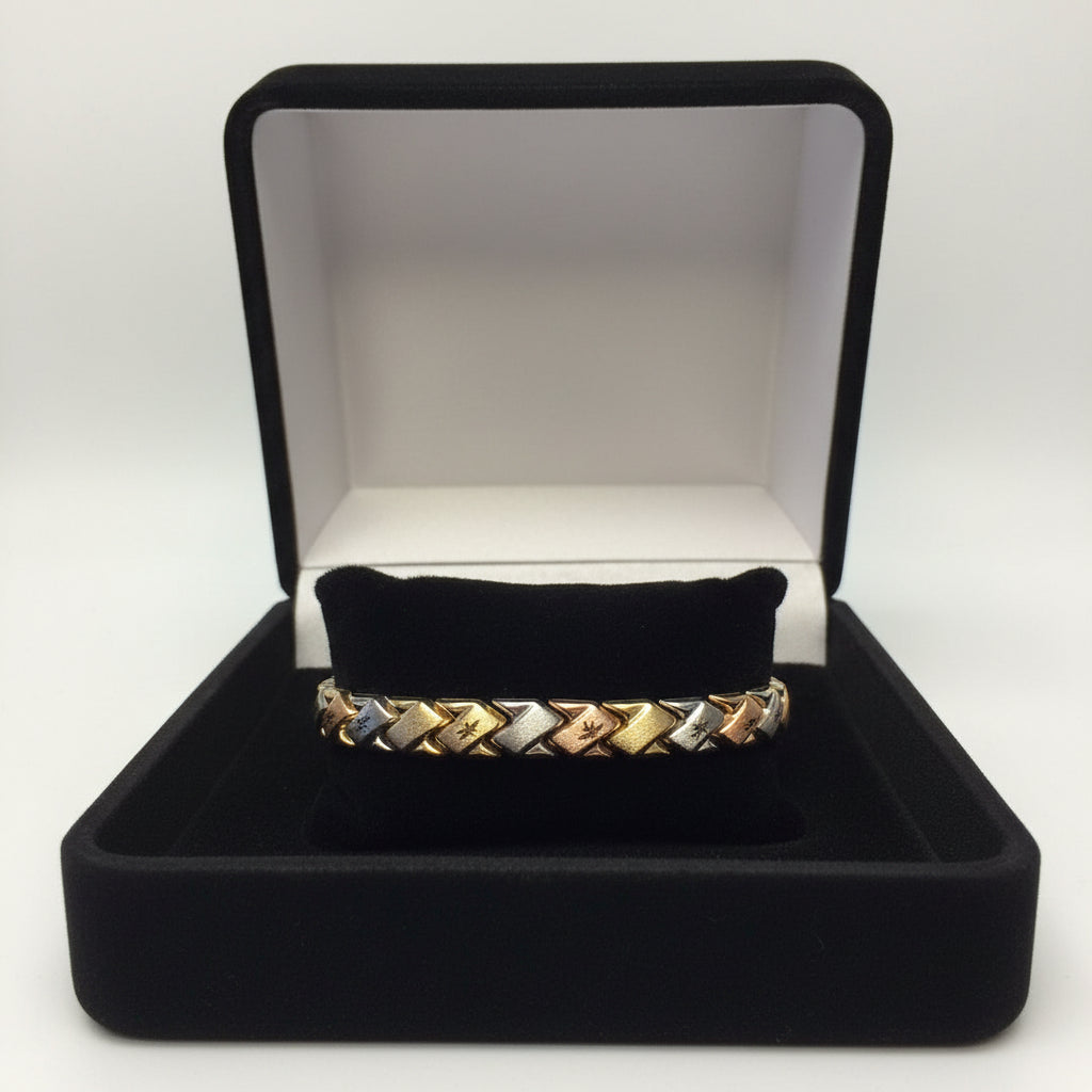 Pulsera de Oro Tricolor